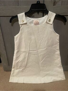 The Beaufort Bonnet Company Cream Button-Shoulder A-Line Dress